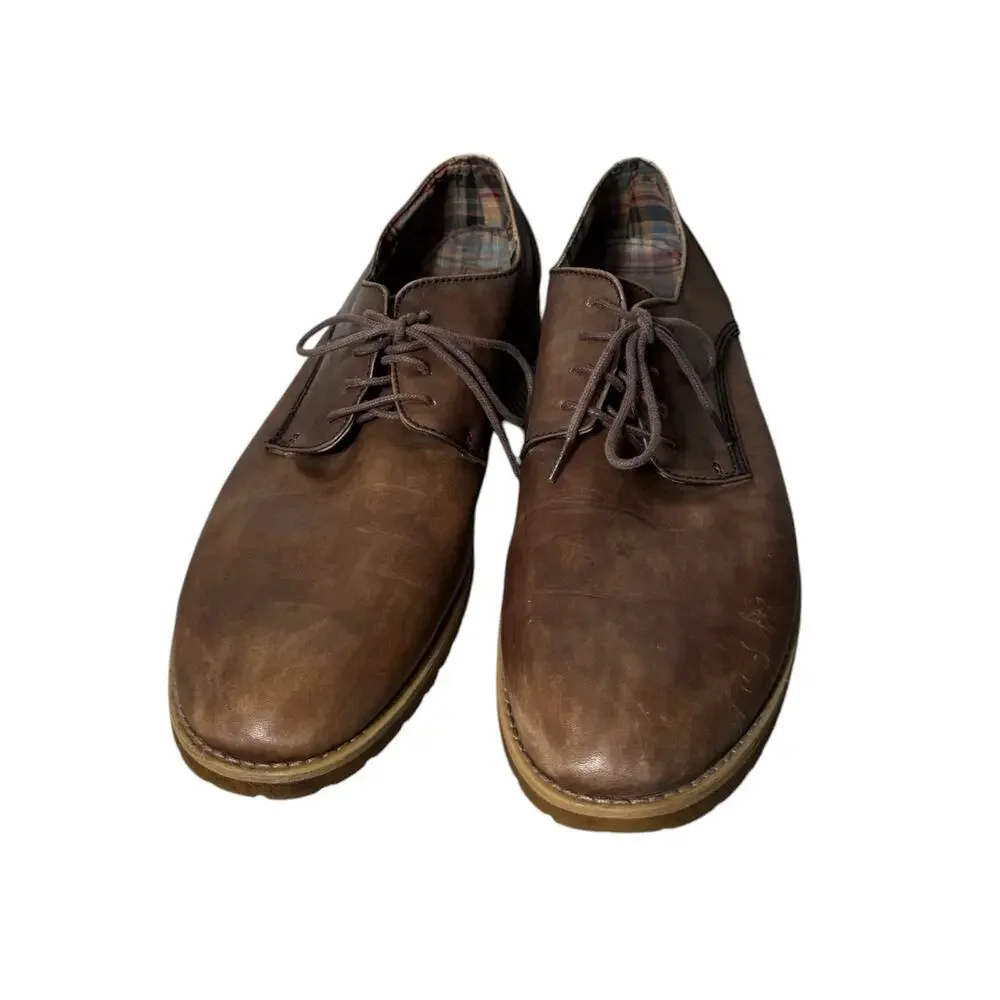 Bed Stu Carson Men’s 12 Distressed Leather Lace up Academia Rustic Artisan Folk
